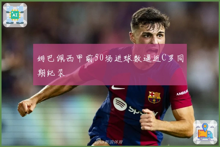 姆巴佩西甲前50场进球数逼近C罗同期纪录